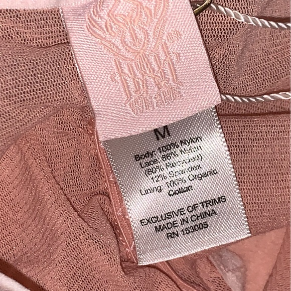 NWT Free People x We Are HAH“ Key To Your Heart” Mesh Teddy Bodysuit - Picture 14 of 15